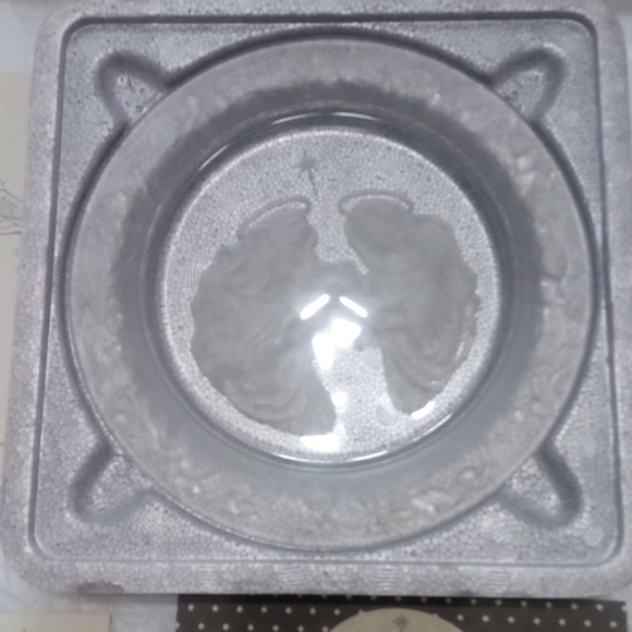 Limited Edition Plate The Holy Family MORGANTOWN CRYSTAL Fire Polished 1988 - Picture 2 of 9